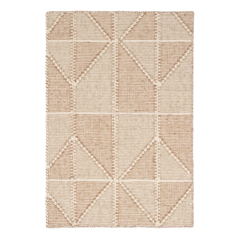Ojai Hand Loom Knotted Cotton Rug | Wheat