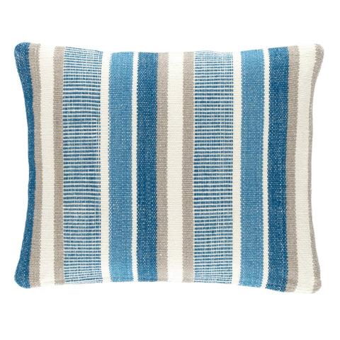 Always Greener Indoor/Outdoor Decorative Pillow Cover | Navy/French Blue
