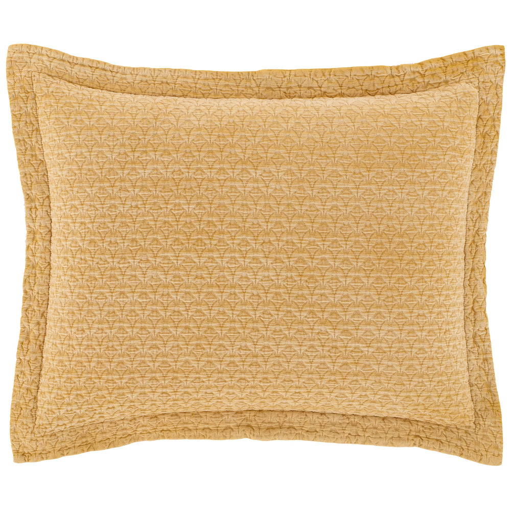 Hawley Matelasse Sham | Ochre