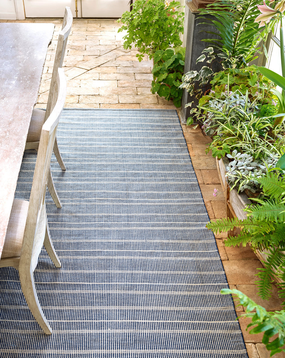 Samson Handwoven Indoor/Outdoor Rug | Navy