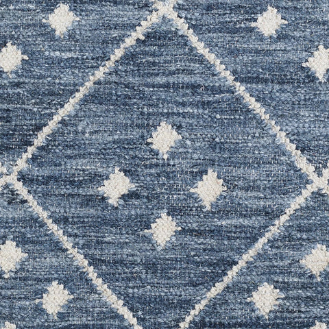 Kota Handwoven Wool Rug Swatch | Indigo