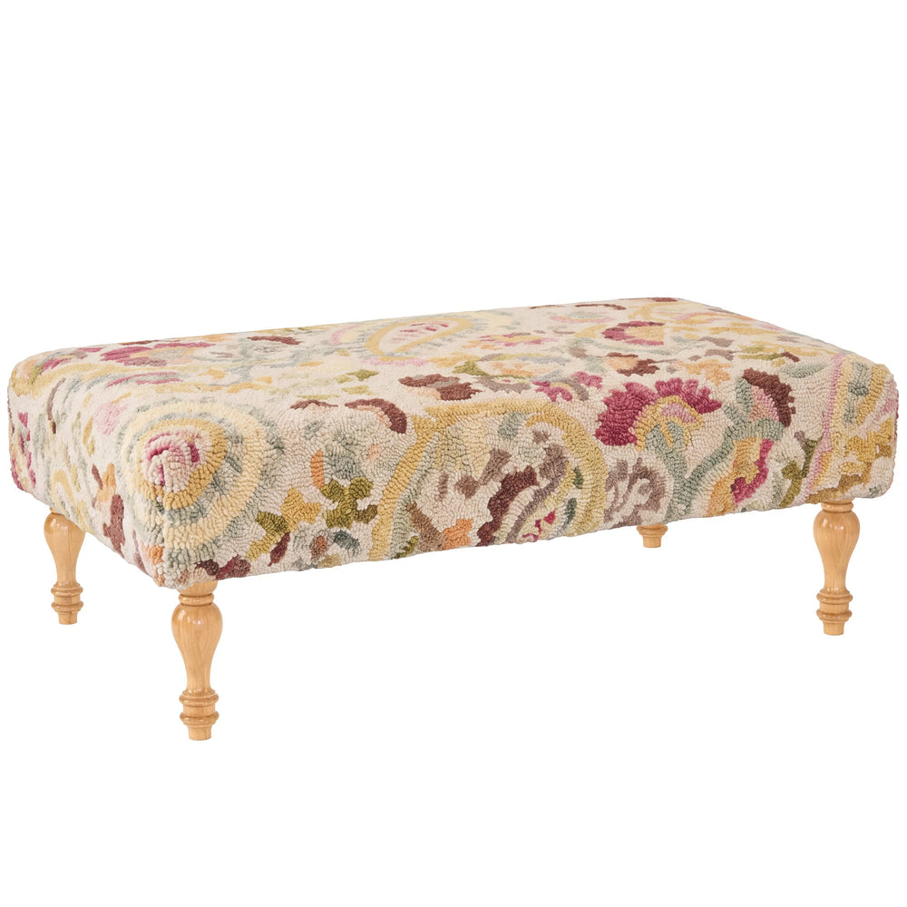 Ines Rug Ottoman | Multi