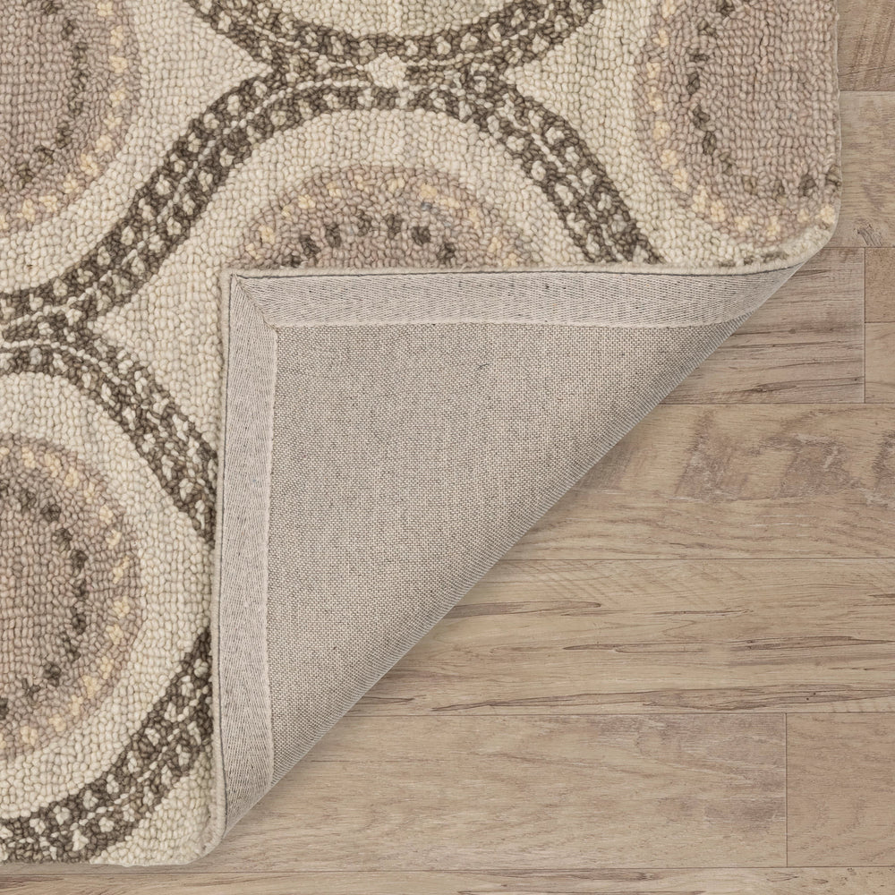 Medallion Hand Tufted Wool Rug | Grey