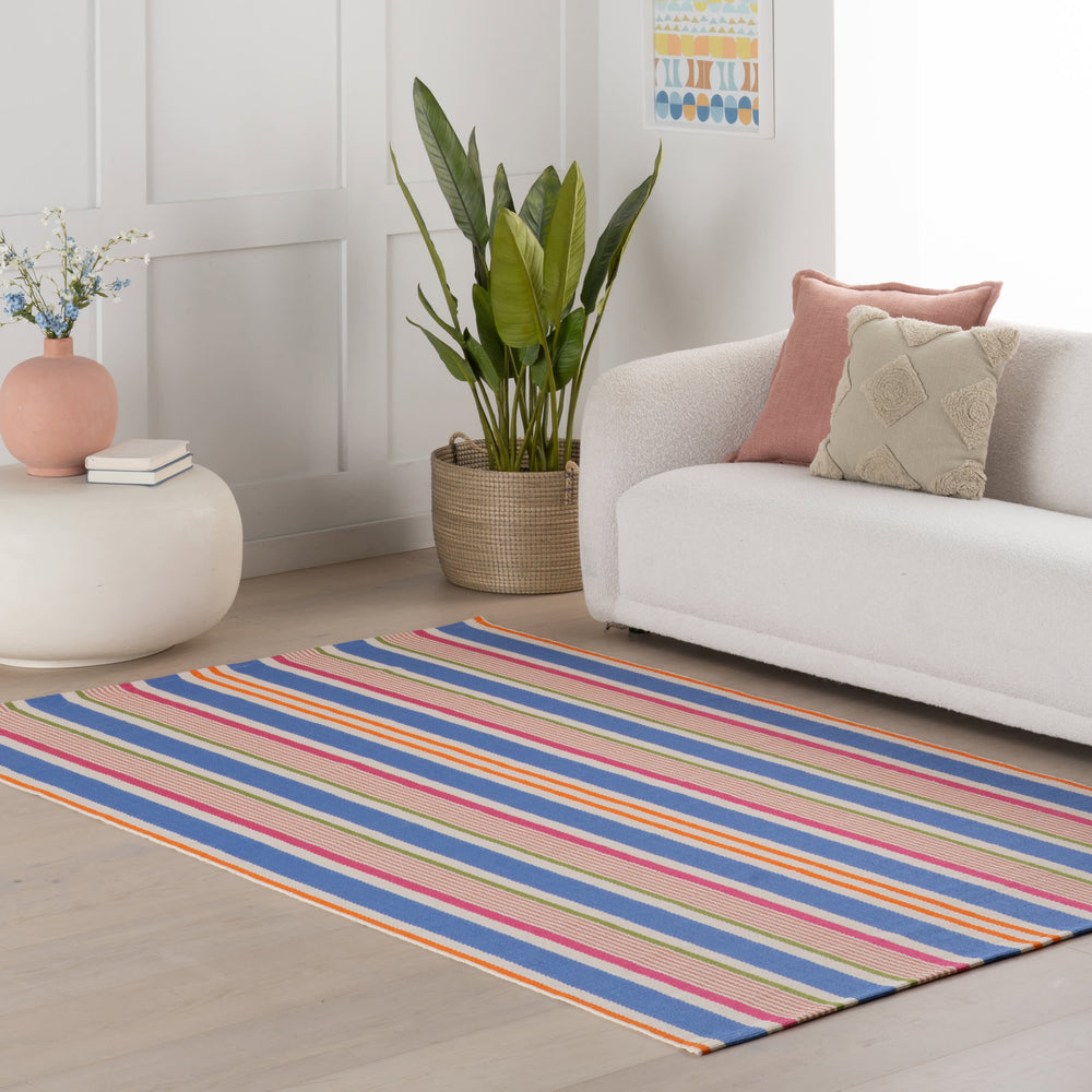 Festival Stripe Handwoven Indoor/Outdoor Rug | Multi