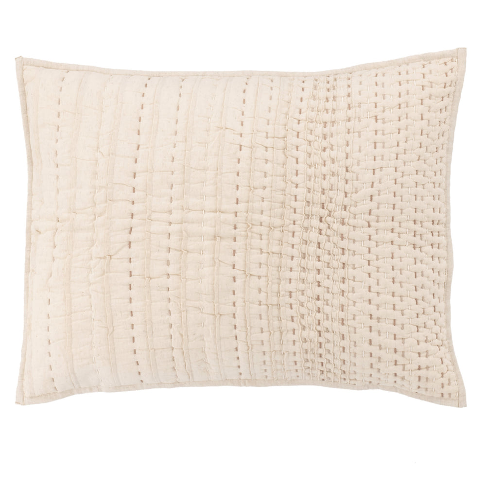 Bryant Quilted Sham | Natural