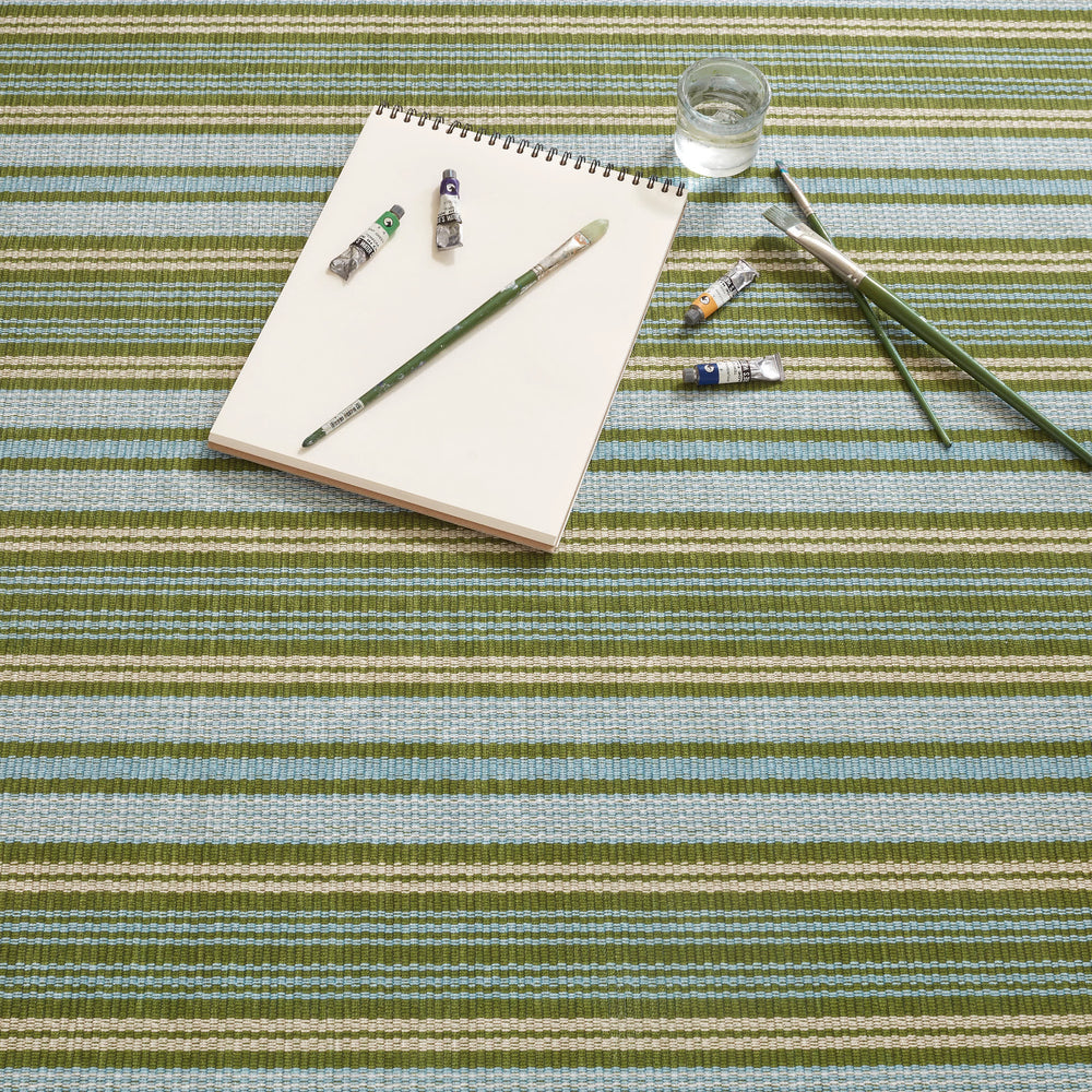 Caravan Stripe Machine Washable Rug | Multi
