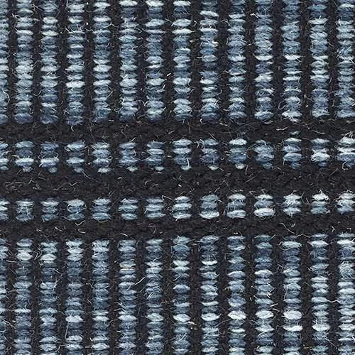 Malta Handwoven Wool Rug Swatch | Navy