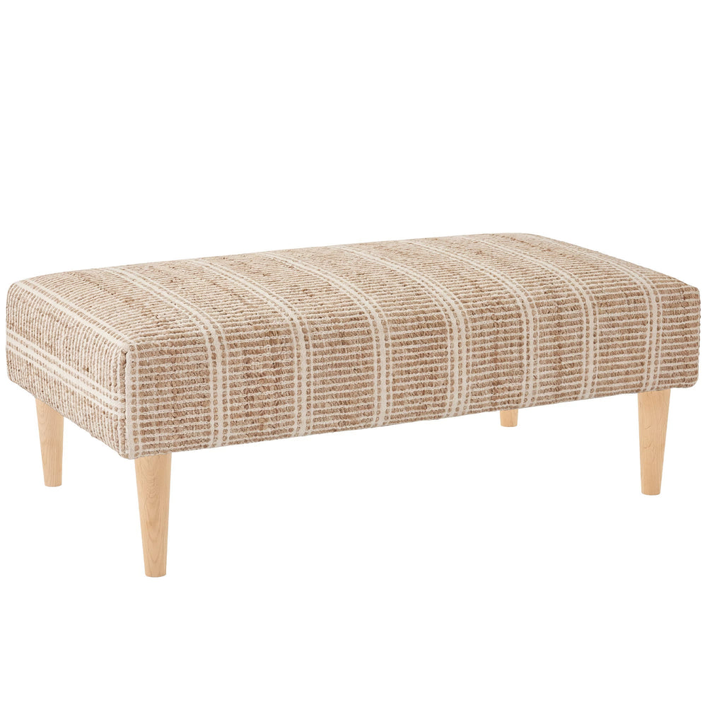 Arbor Rug Ottoman | Ivory