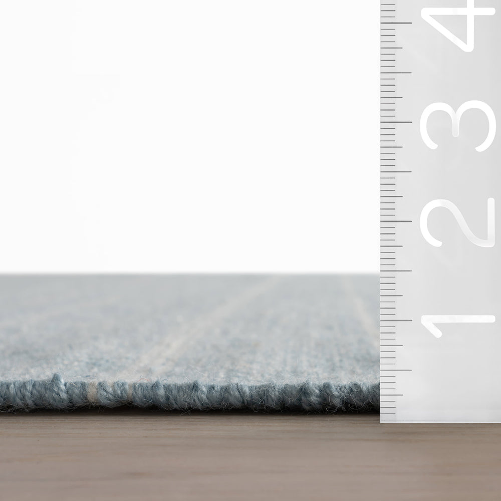 Samson Handwoven Indoor/Outdoor Rug | Swedish Blue