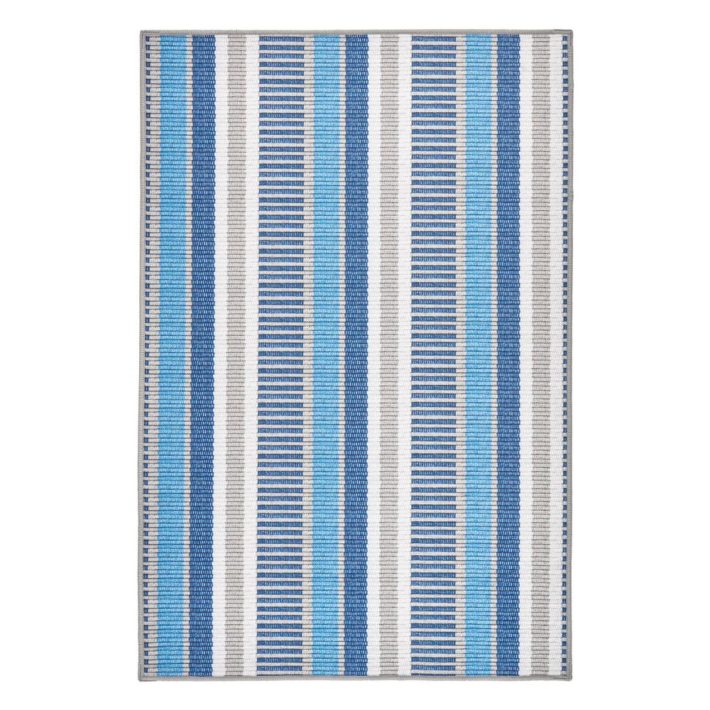 Always Greener Machine Washable Rug | Blue/Grey
