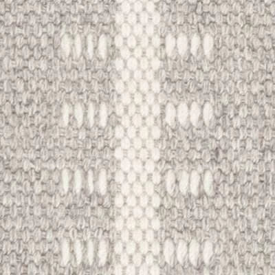 Tailor Stripe Woven Wool Custom With Attached Rug Pad Rug Swatch | Platinum