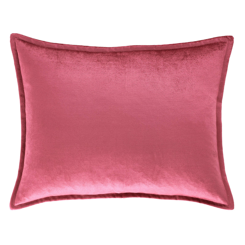 Panne Velvet Decorative Pillow Cover | Berry