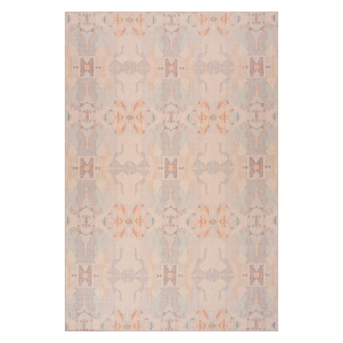 Bize Transitional Abstract Washable Rug | Multicolor