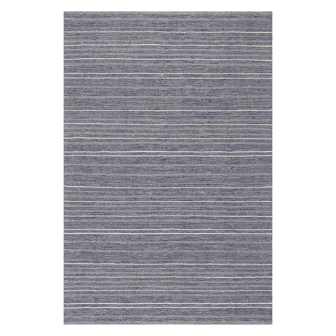 Skipper Stripe Handwoven Indoor/Outdoor Rug | Navy
