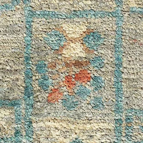 Pastiche Hand Knotted Jute Rug Swatch | Multi