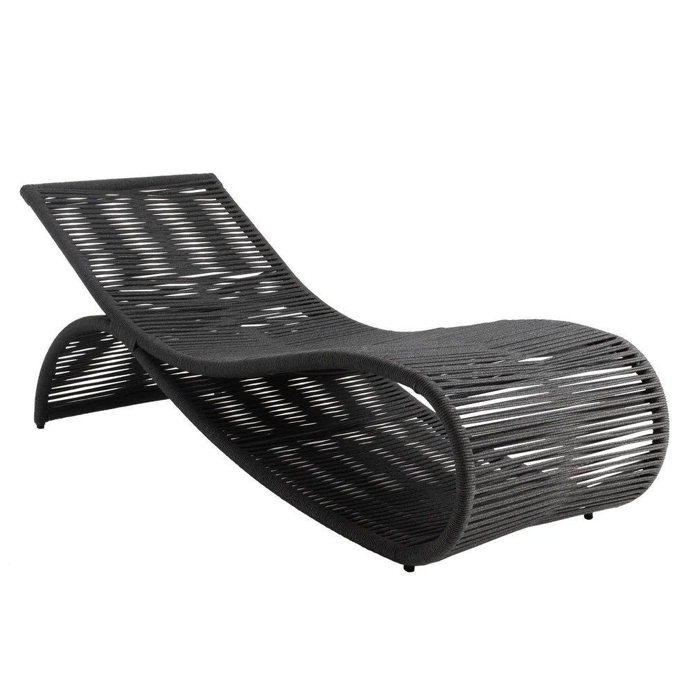 Crest Outdoor Chaise | Grey