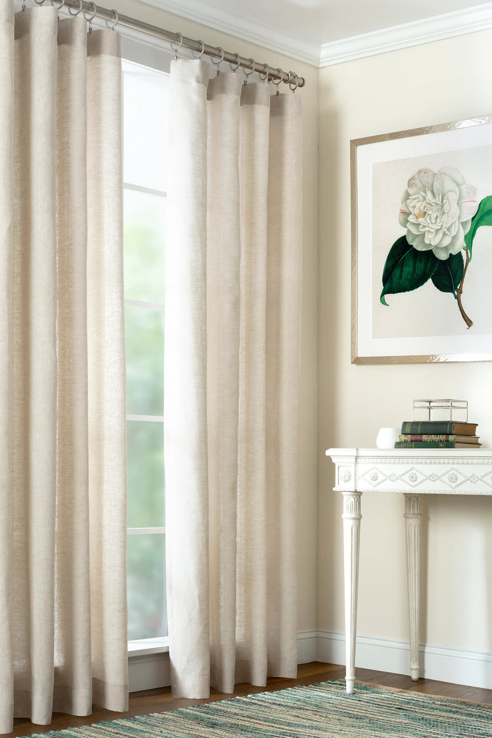 Lush Linen Curtain Panel | Natural