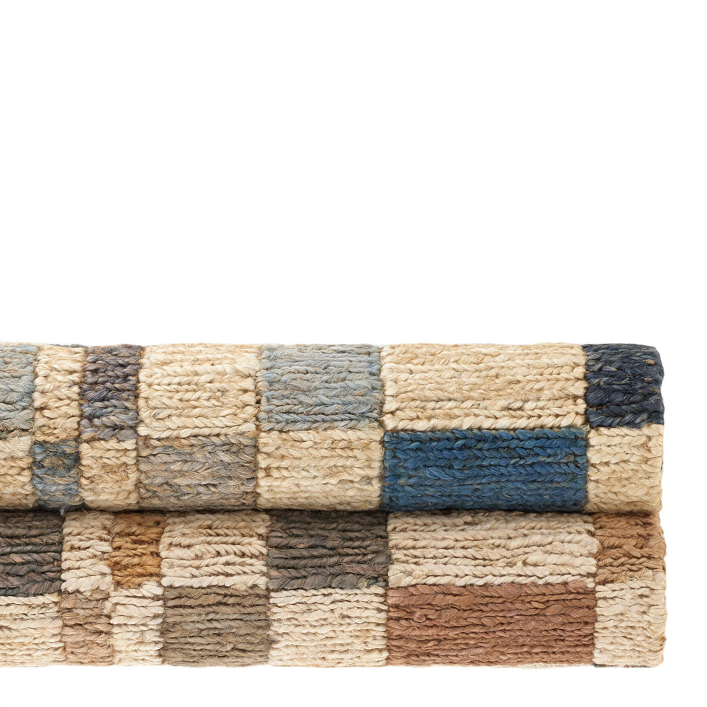 Kirby Handwoven Jute Rug | Blue