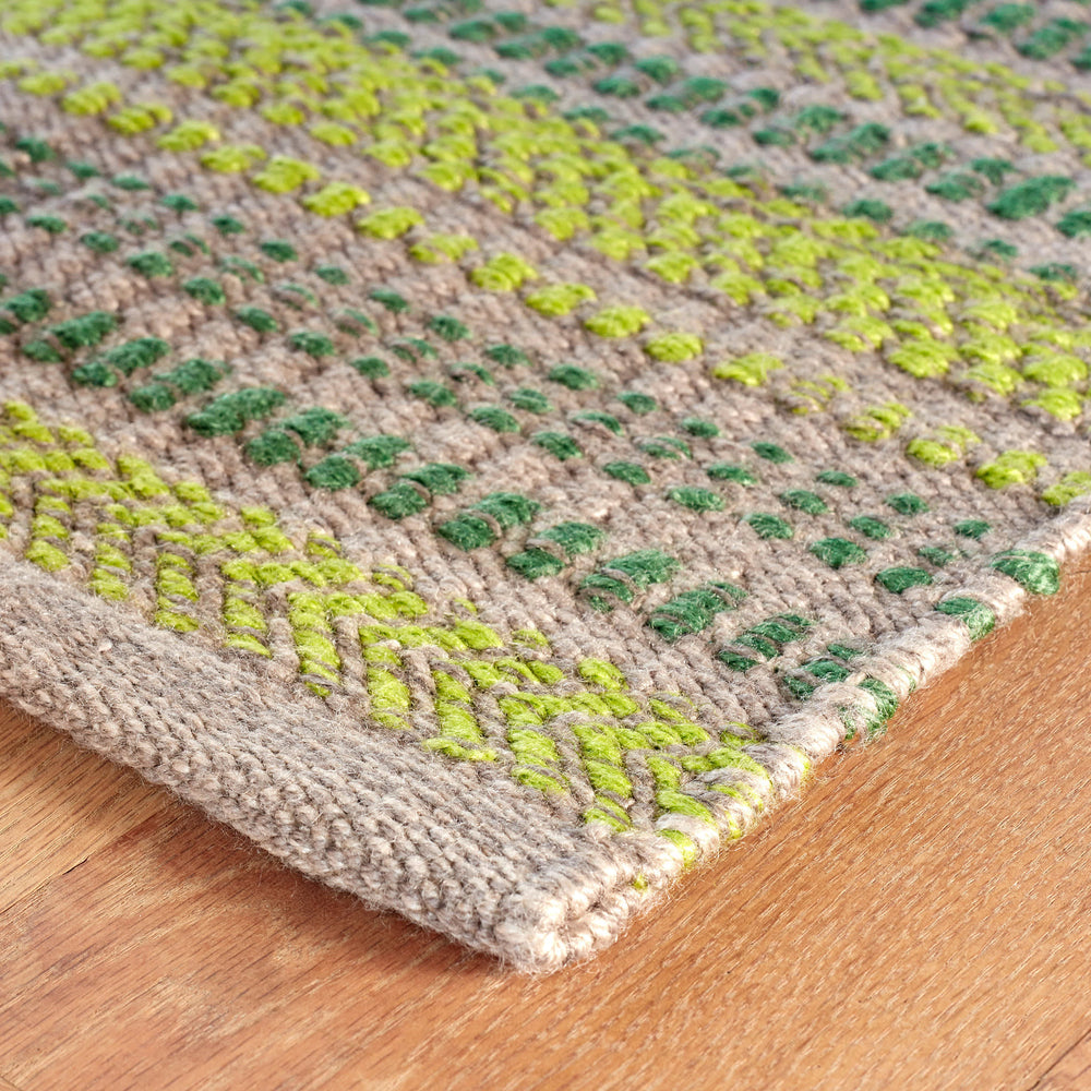 Sooner Than Later Handwoven Indoor/Outdoor Rug | Green