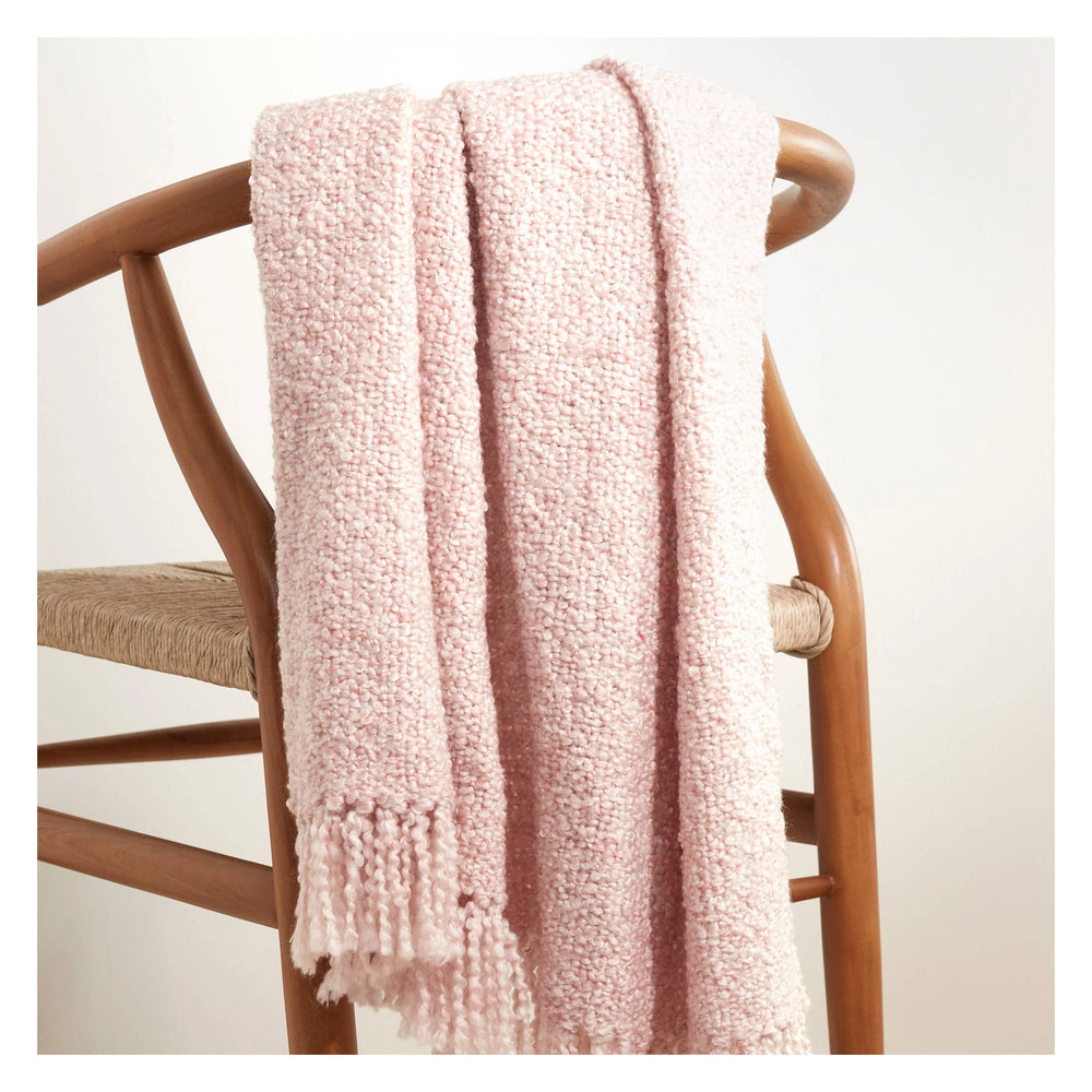 Boucle Throw | Pink