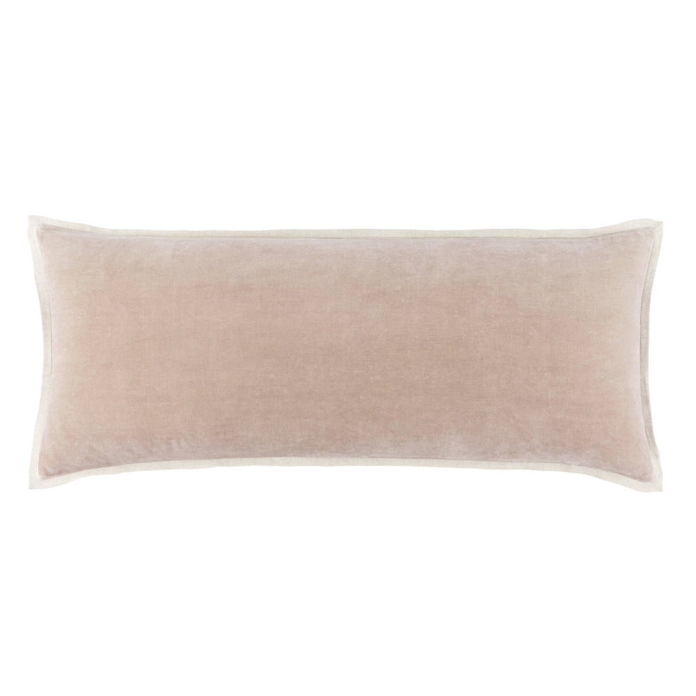 Gehry Velvet/Linen Decorative Pillow Cover | Stone
