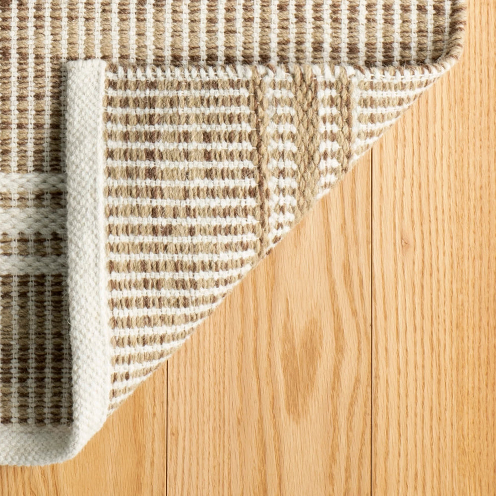 Malta Handwoven Wool Rug | Natural