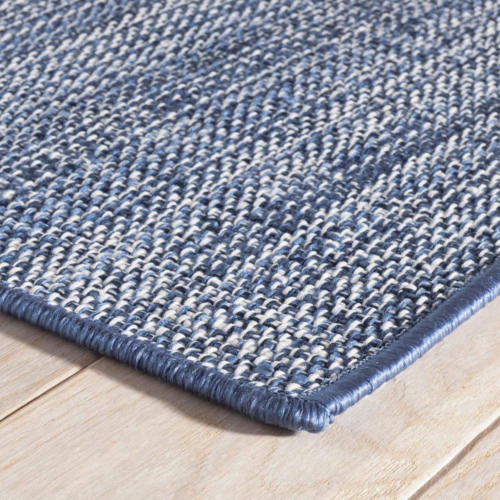 Fusion Handwoven Indoor/Outdoor Custom Rug | Blue