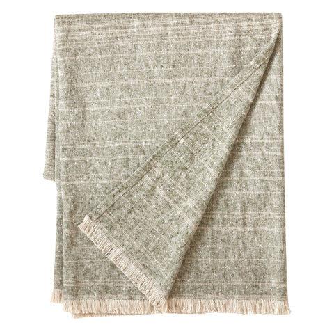 Oliver Ombre Throw | Sage