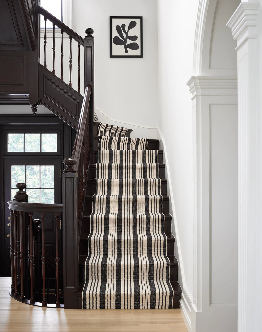 Birmingham Handwoven Cotton Rug | Black