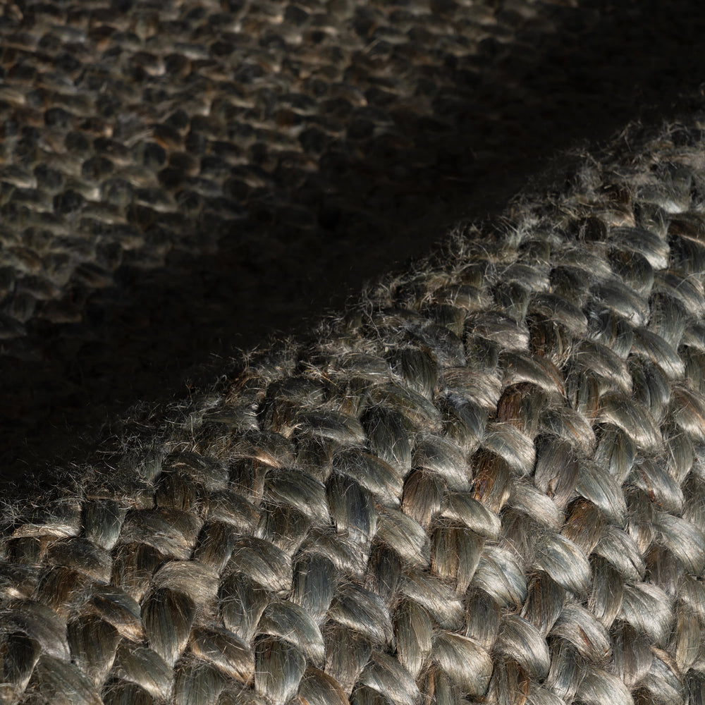 Thale Textured Handmade Jute Rug | Grey