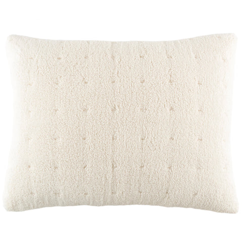 Marshmallow Fleece Puff Sham | Ivory