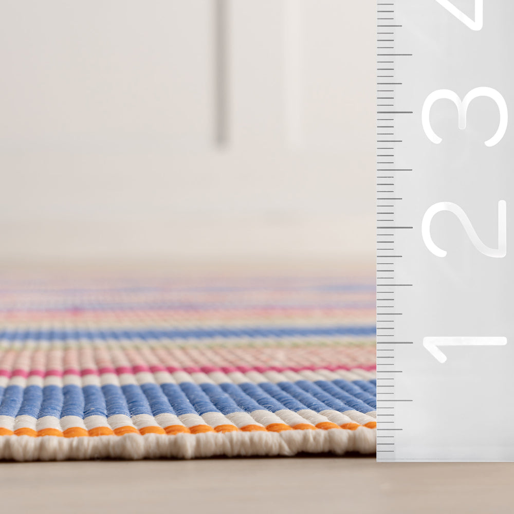 Festival Stripe Handwoven Indoor/Outdoor Rug | Multi