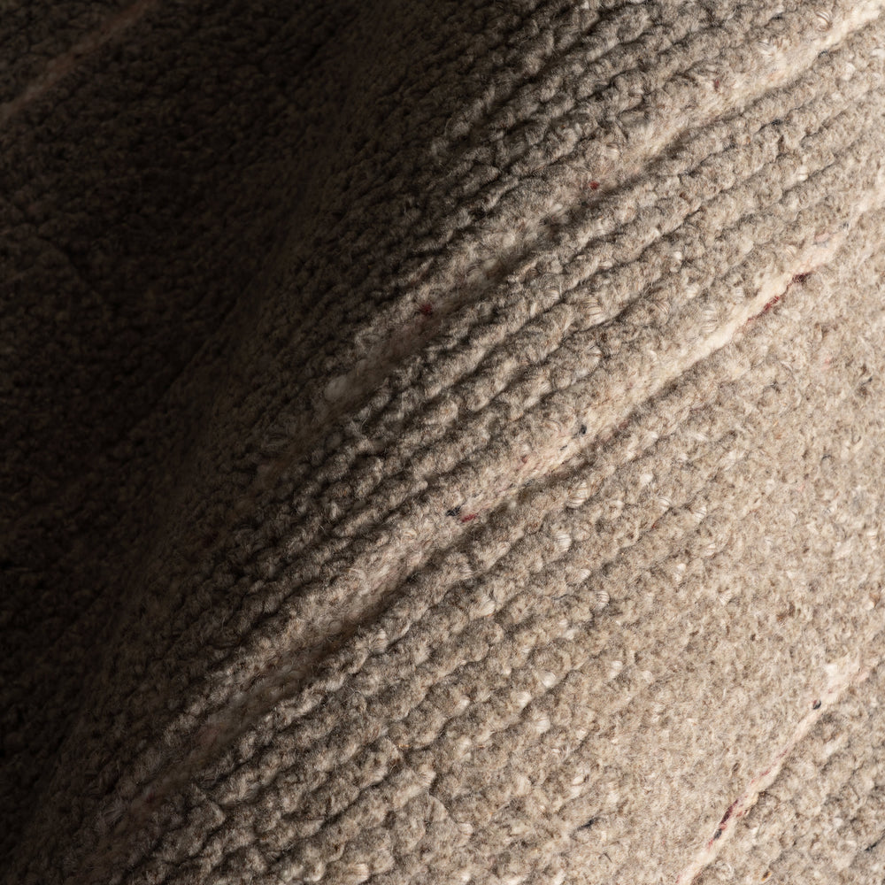 Marnaz Solid Bohemian Rug | Dark Grey