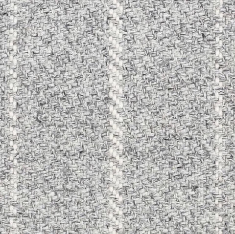 Melange Stripe Handwoven Indoor/Outdoor Rug Swatch | Grey/Ivory