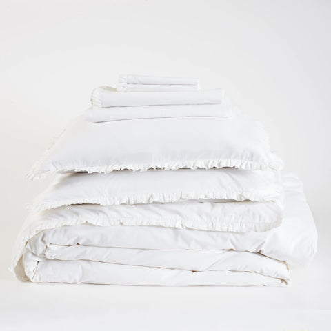 Classic Ruffle White Core Bedding Bundle | None