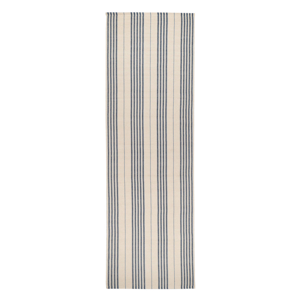 Conway Handwoven Cotton Rug | Blue