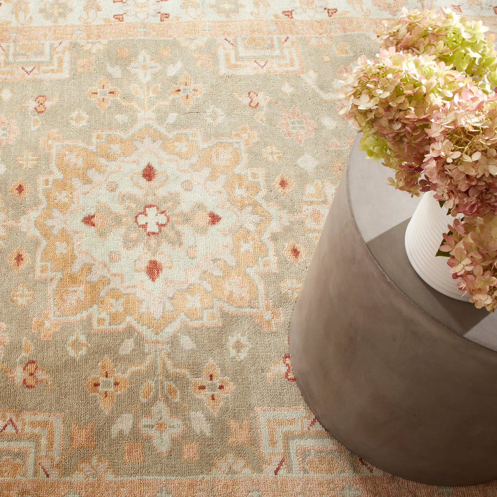 Kendra Hand Knotted Wool Rug | Sky