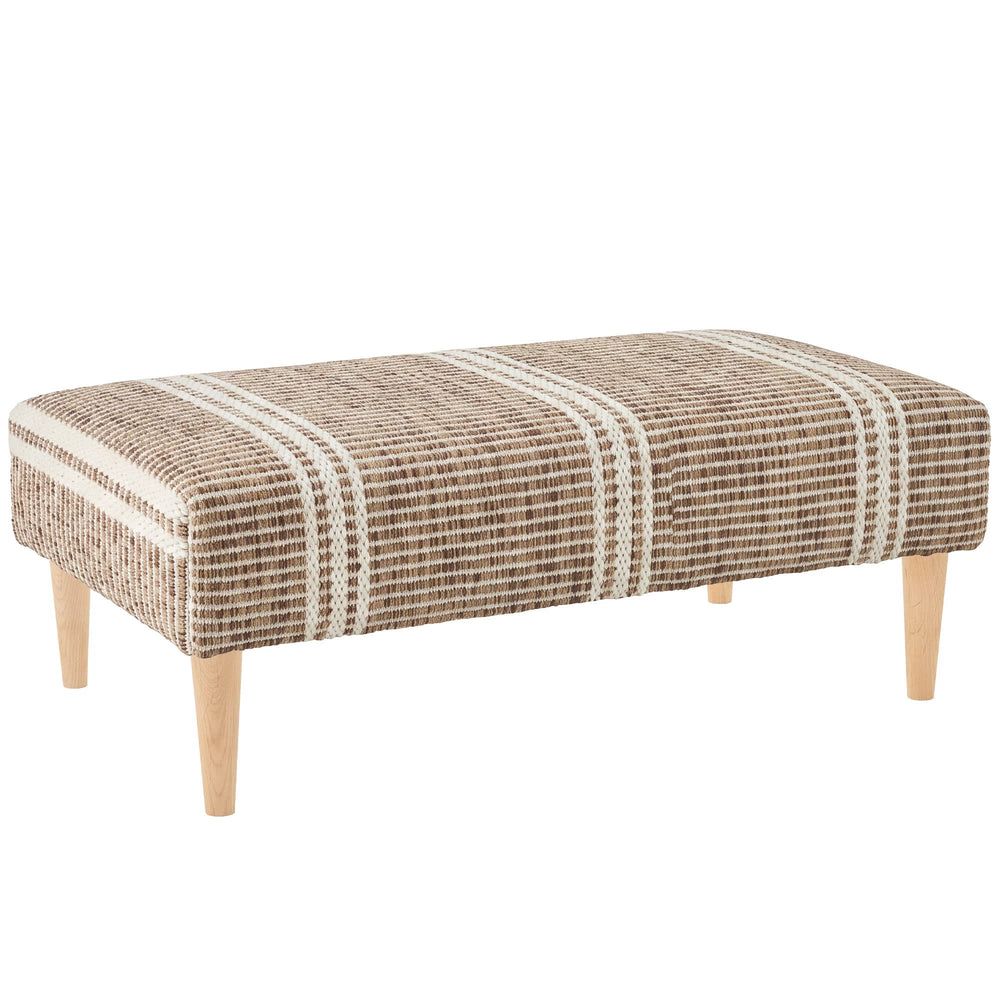 Malta Rug Ottoman | Natural