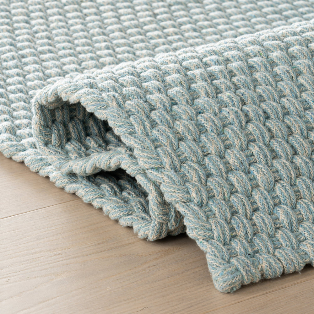 Bridges Rope Rug | Light Blue