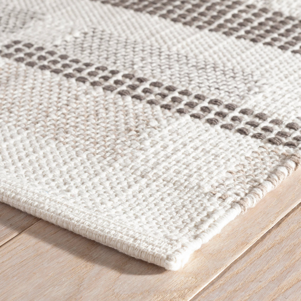 Tread Lightly Handwoven Cotton Rug | Grey