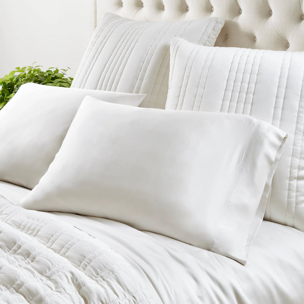 Blissful Bamboo Pillowcases | Silver