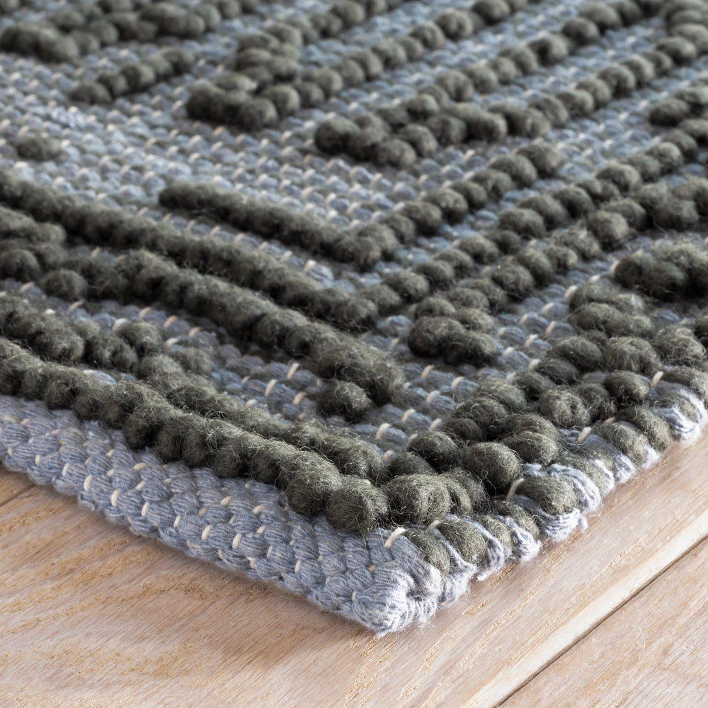 Campbell Handwoven Wool Rug | Iron
