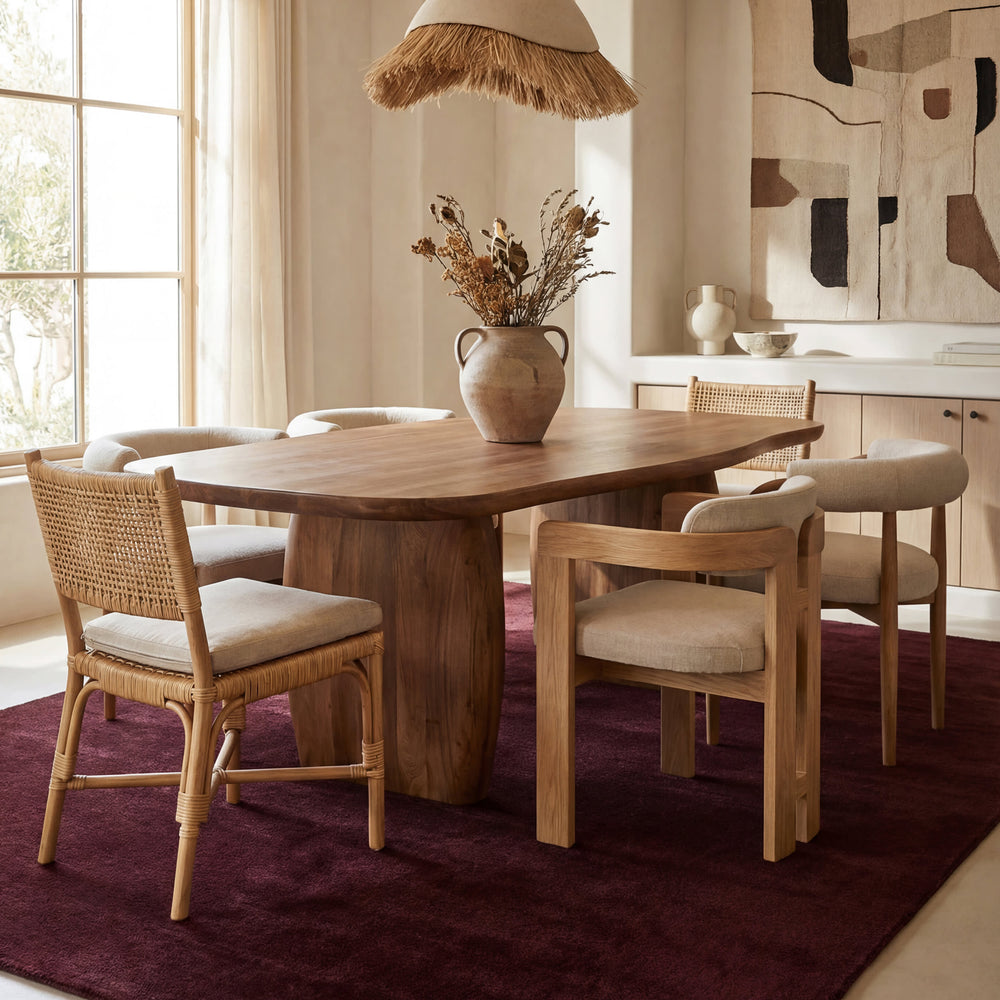 Rare Modern Wine Rug | Wine