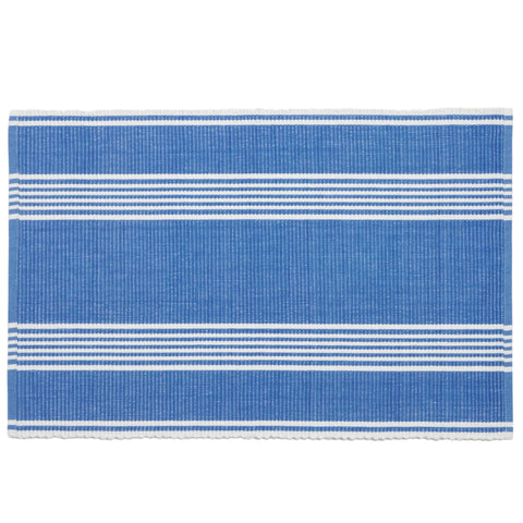 Bistro Stripe Placemat Set of 4 | French Blue