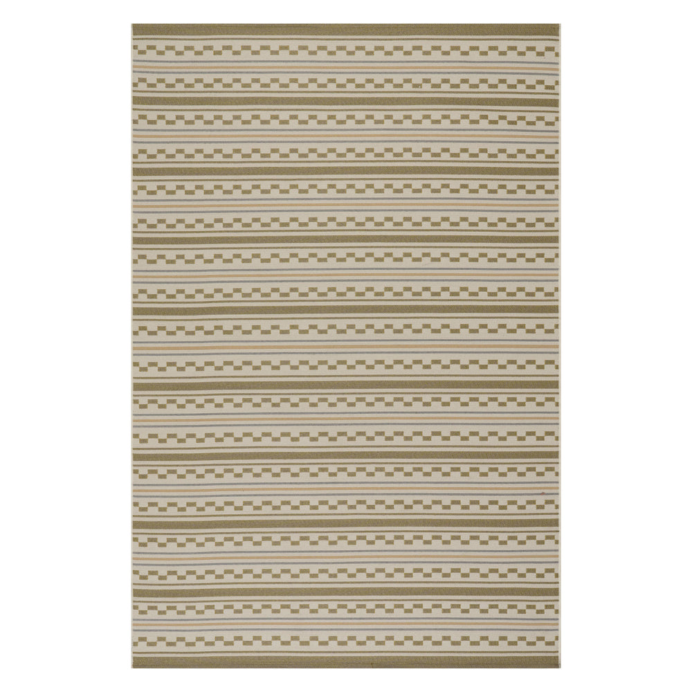 Caldera Modern Checkered Indoor/Outdoor Rug | Tan