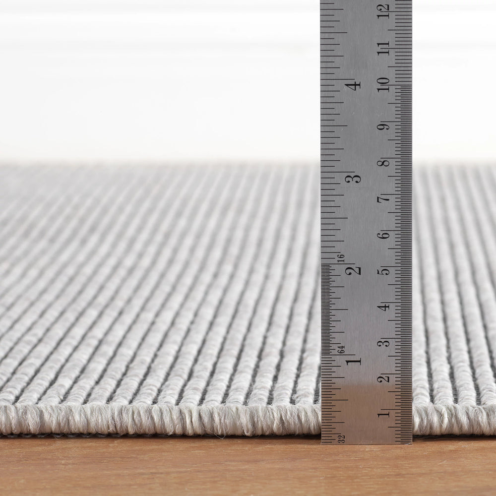 Russell Woven Indoor/Outdoor Custom Rug | Platinum