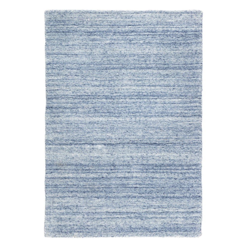 Nordic Hand Loom Knotted Performance Rug | Blue