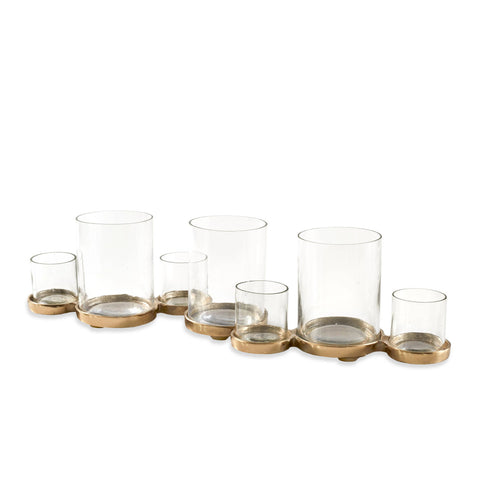 Enlighten Candle Holder | Gold