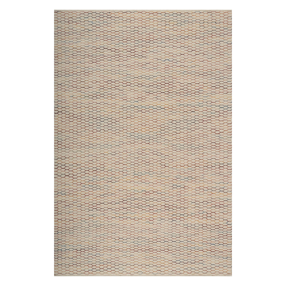 Kaelani Textured Geometric Indoor Rug | Multicolor