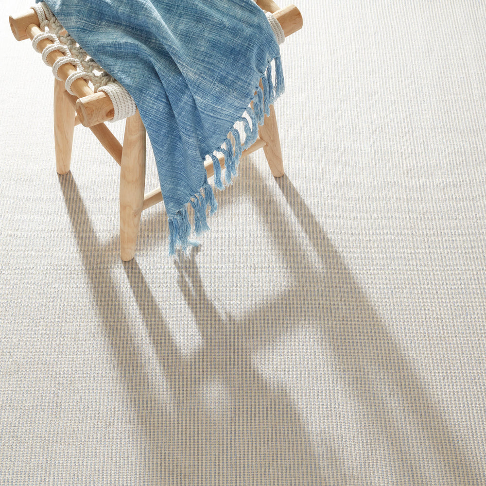 Haverhill Handwoven Cotton Rug | French Blue
